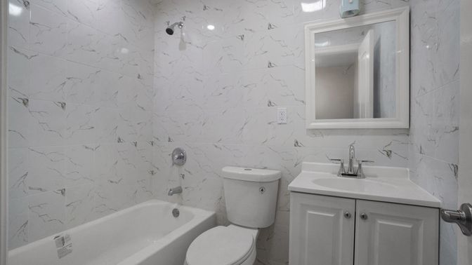 Bathroom, Interior, Marble Walls