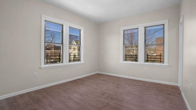 Empty room, Interior, Wood Texture Flooring