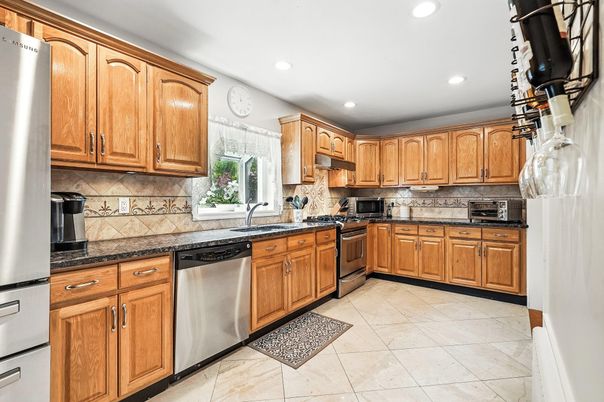 Interior, Kitchen, Recessed Lighting, Stainless Steel Appliances