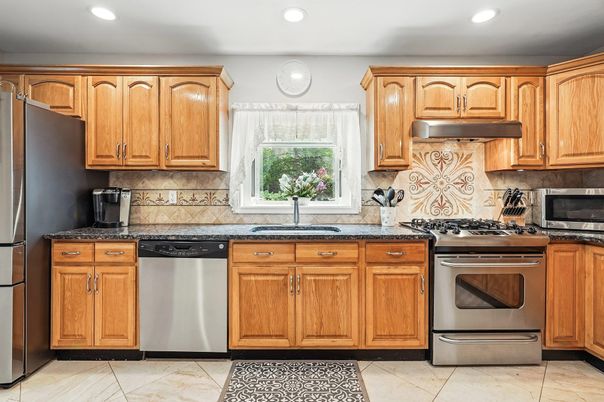 Interior, Kitchen, Recessed Lighting, Stainless Steel Appliances