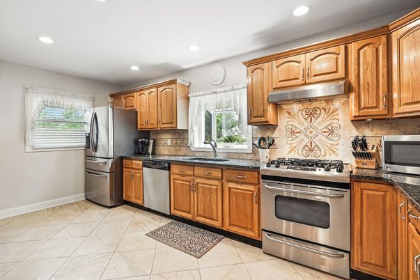 Interior, Kitchen, Recessed Lighting, Stainless Steel Appliances