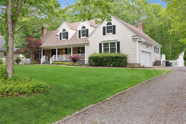 Attached, Backyard, Exterior, Facade, Cape Cod