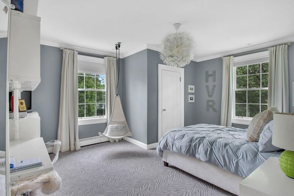 Bedroom, Chandelier, Interior