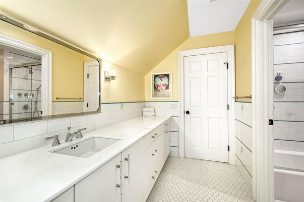Bathroom, Dual Sink Vanities, Glass Shower, Interior