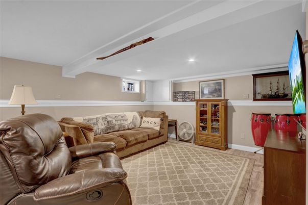 Interior, Living room, Recessed Lighting