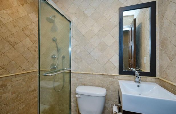 Bathroom, Glass Shower, Interior