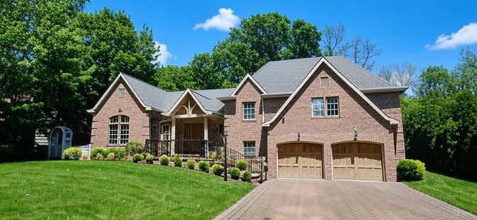 Attached, Backyard, Exterior, Facade, Brick Facade, Brick Traditional