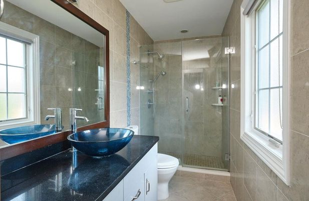 Bathroom, Glass Shower, Interior