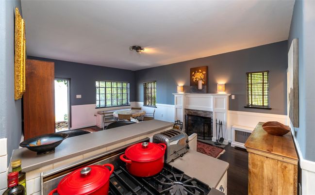 Fireplace, Interior, Wood Texture Flooring