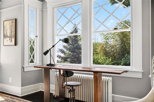 Home Office, Interior, Wood Texture Flooring