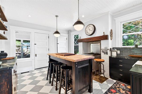 Interior, Kitchen, Pendant Lights, Recessed Lighting