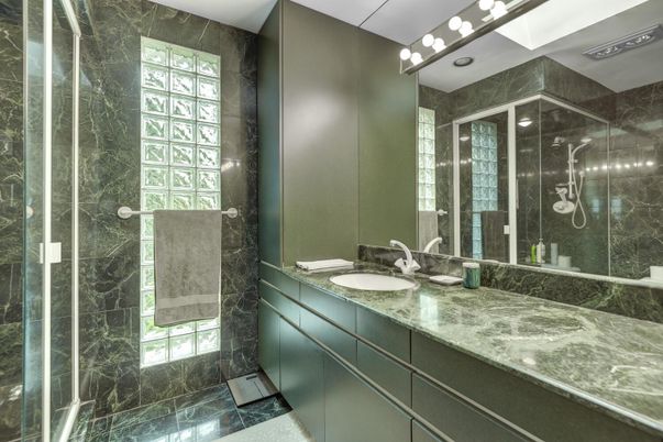 Bathroom, Glass Shower, Interior