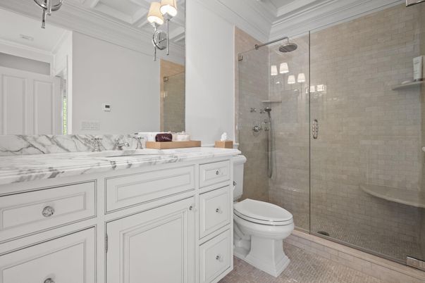 Bathroom, Glass Shower, Interior