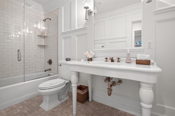 Bathroom, Glass Shower, Interior