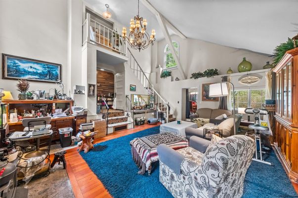 Chandelier, Interior, Living room, Wood Texture Flooring