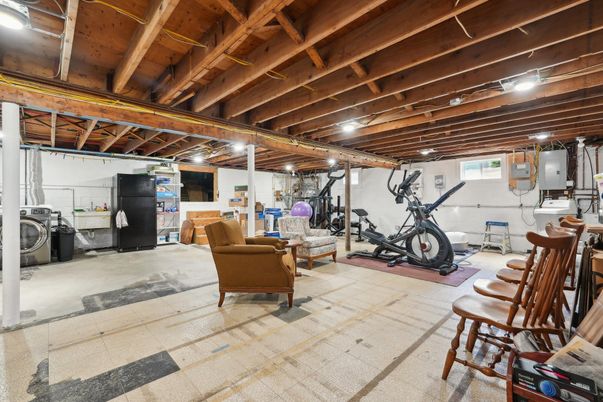 Fitness Equipment, Interior, Wooden Beams, Wooden Ceilings