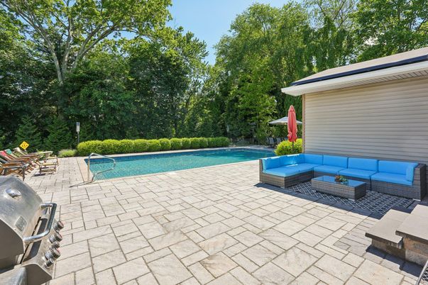 Exterior, Pool, Solar Panels
