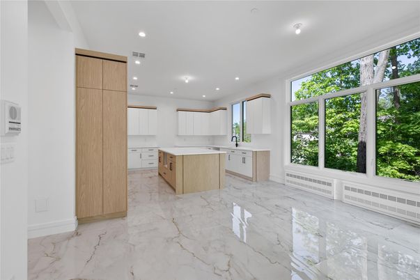 Interior, Kitchen, Marble, Recessed Lighting