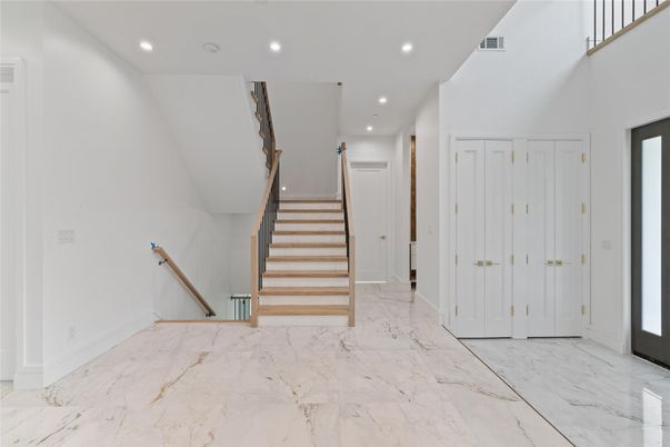 Interior, Marble, Recessed Lighting