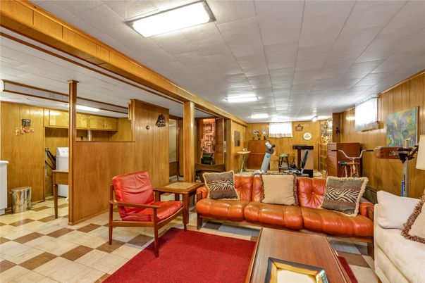Interior, Living room, Wooden Walls