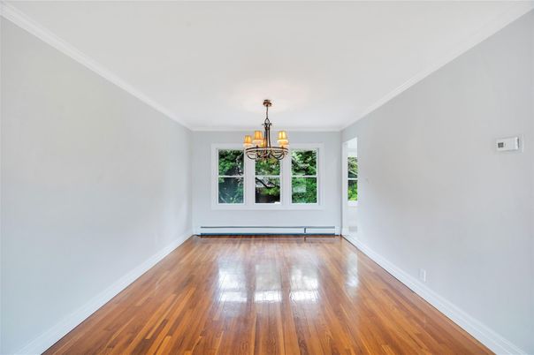Chandelier, Empty room, Interior, Wood Texture Flooring