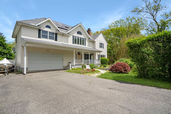 Attached, Exterior, Facade, Solar Panels, Farmhouse