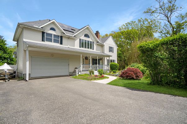 Attached, Exterior, Facade, Solar Panels, Farmhouse