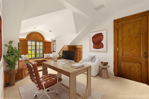 Home Office, Interior, Recessed Lighting