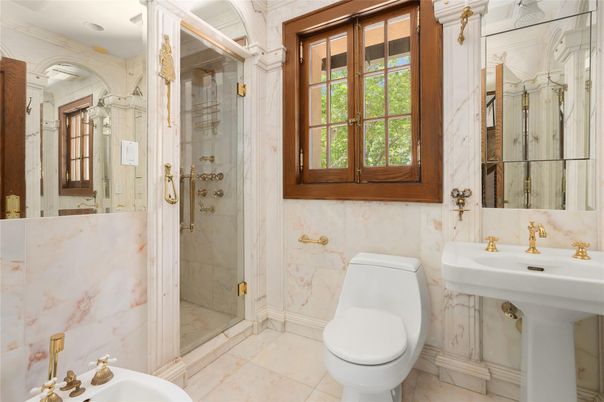 Bathroom, Interior, Marble Walls