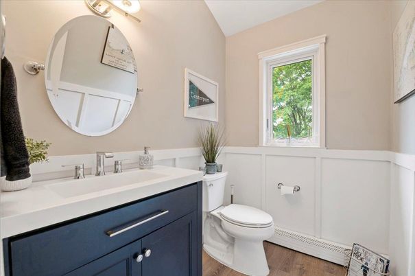 Bathroom, Interior, Wood Texture Flooring