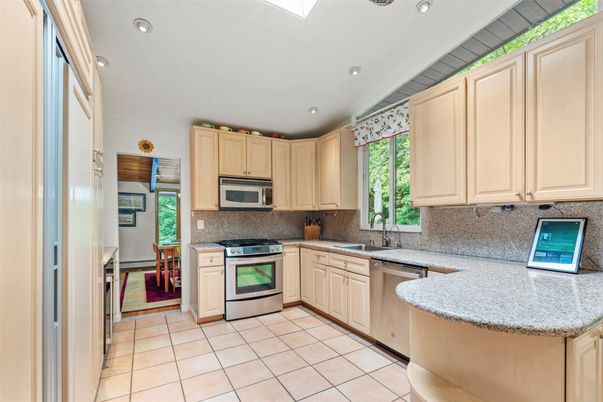Interior, Kitchen, Recessed Lighting, Stainless Steel Appliances