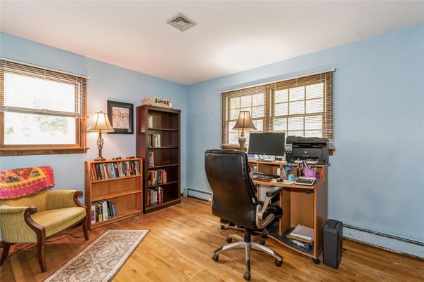 Home Office, Interior, Wood Texture Flooring