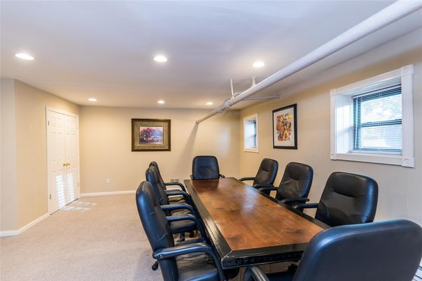 Home Office, Interior, Recessed Lighting