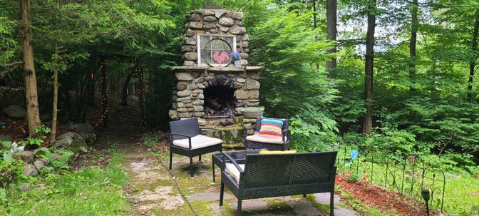 Exterior, Fireplace