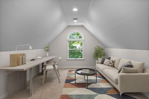 Home Office, Interior, Recessed Lighting