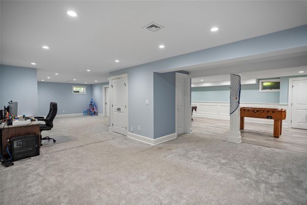 Home Office, Interior, Recessed Lighting