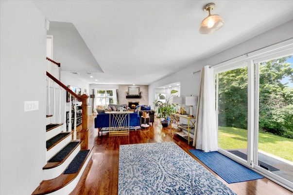 Fireplace, Interior, Living room, Wood Texture Flooring