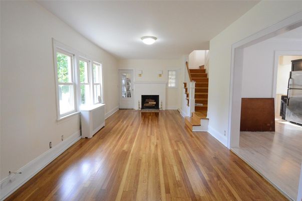 Empty room, Fireplace, Interior, Wood Texture Flooring