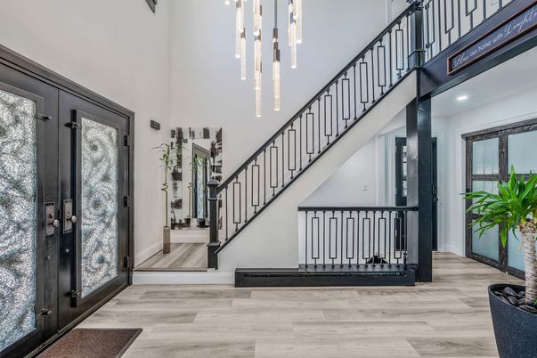 Interior, Pendant Lights, Wood Texture Flooring