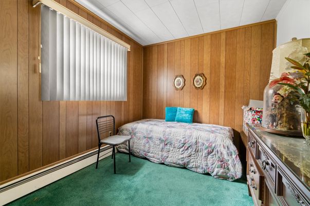 Bedroom, Interior, Wooden Walls