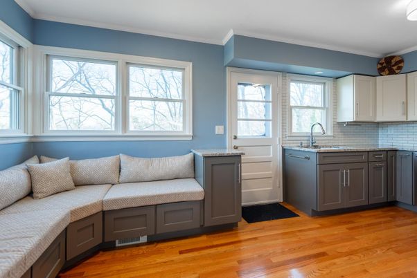 Interior, Kitchen, Wood Texture Flooring
