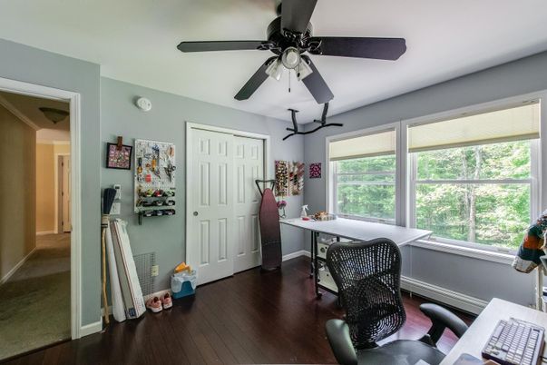 Home Office, Interior, Wood Texture Flooring