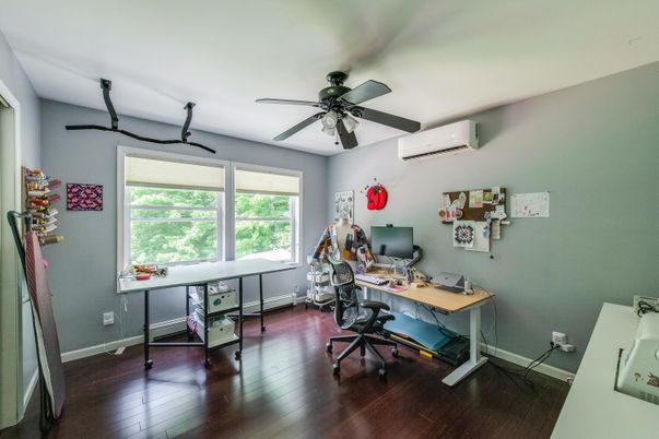 Home Office, Interior, Wood Texture Flooring