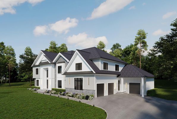 Attached, Backyard, Exterior, Facade, Farmhouse