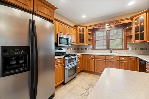 Interior, Kitchen, Recessed Lighting, Stainless Steel Appliances