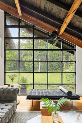 Interior, Sun Room, Wooden Beams, Wooden Ceilings, Wood Texture Flooring