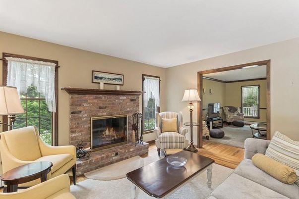 Fireplace, Interior, Living room, Wood Texture Flooring