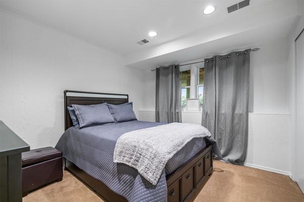 Bedroom, Interior, Recessed Lighting