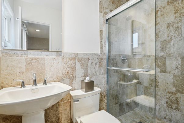 Bathroom, Glass Shower, Interior
