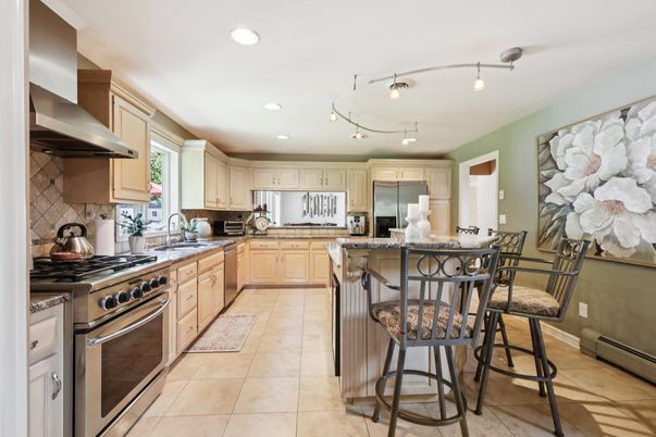 Interior, Kitchen, Recessed Lighting, Stainless Steel Appliances